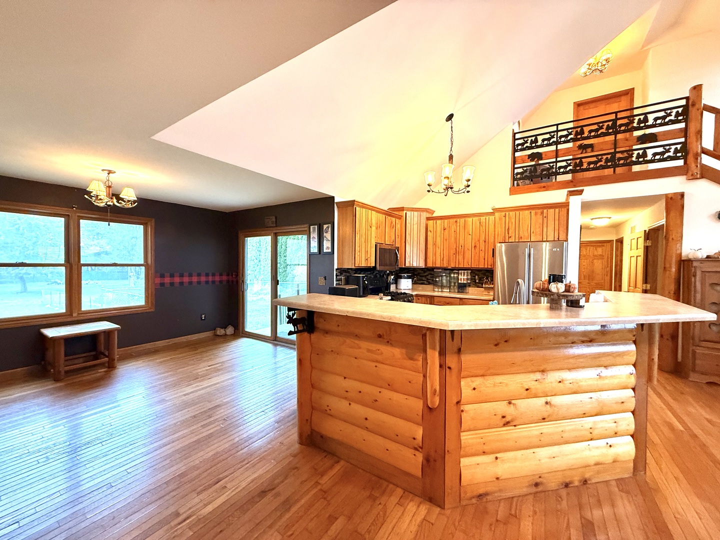 14944 South Steward Road Rochelle, IL 61068 - Photo 12 of 32 a view of living room with furniture and large windows
