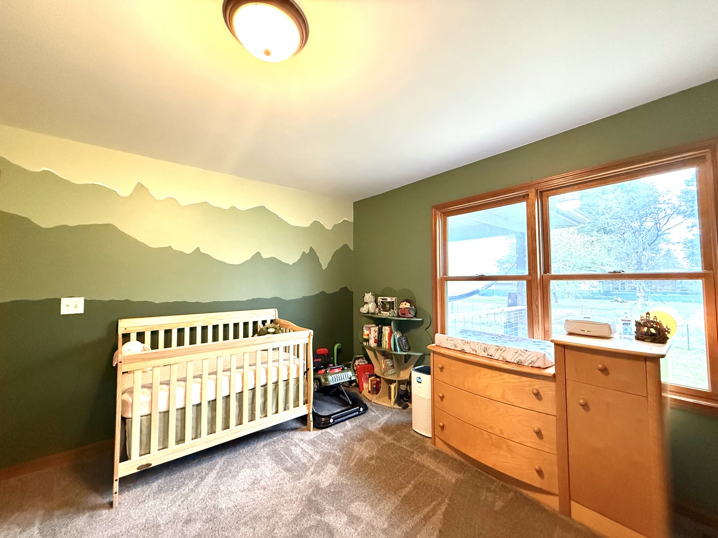 14944 South Steward Road Rochelle, IL 61068 - Photo 21 of 32 a bed room with a bed and a large window