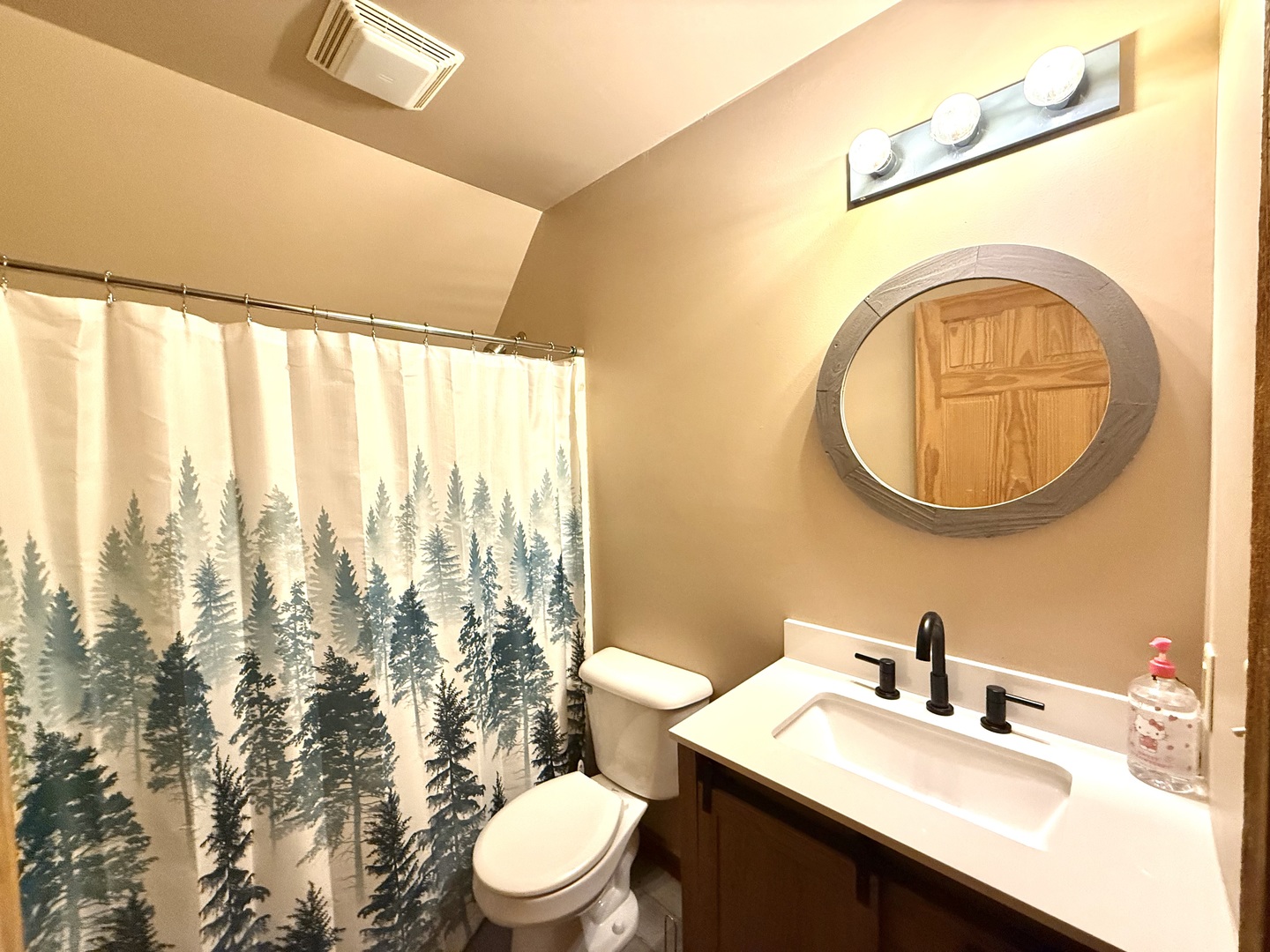 14944 South Steward Road Rochelle, IL 61068 - Photo 23 of 32 a bathroom with a sink a toilet and a mirror