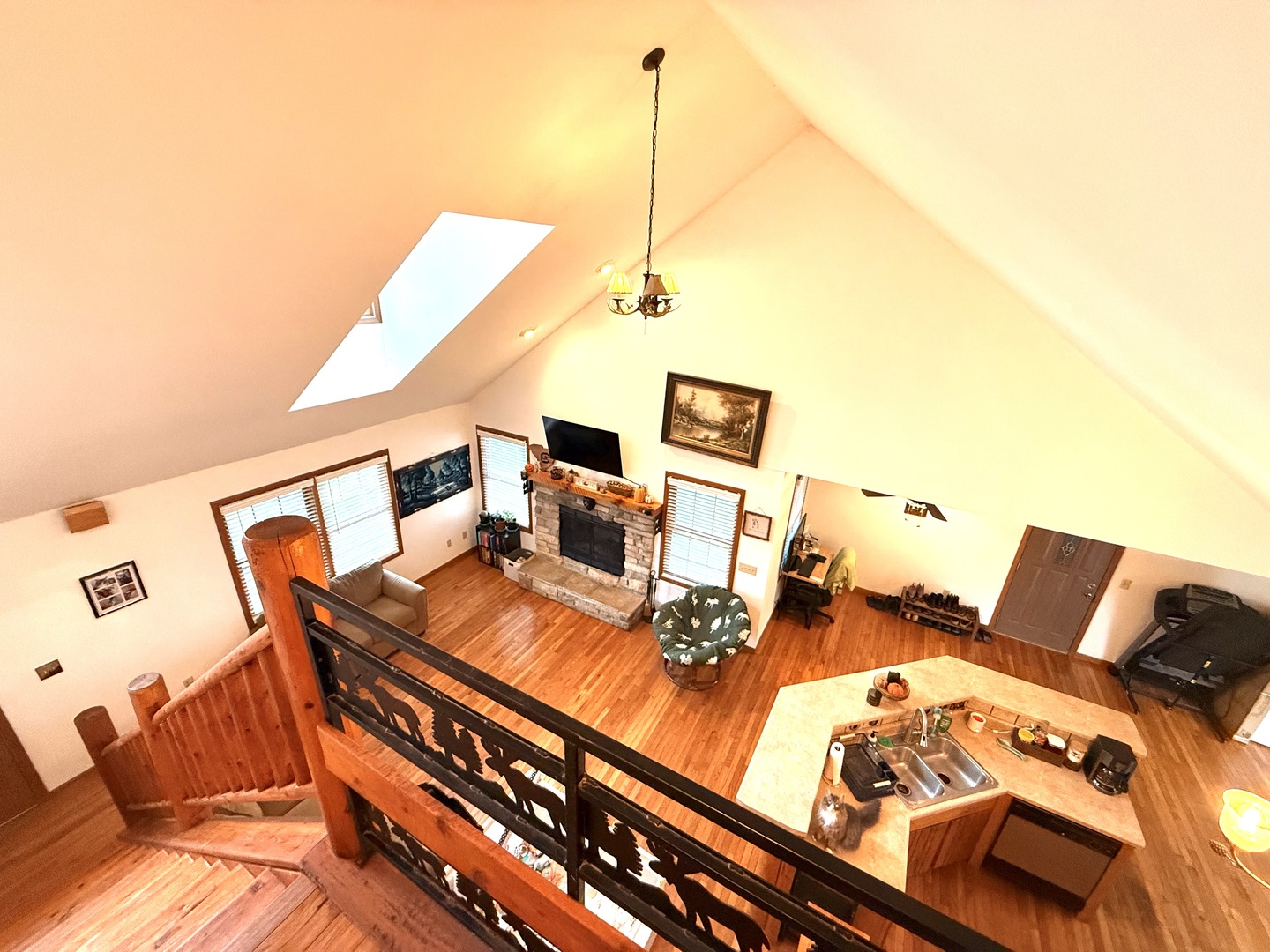 14944 South Steward Road Rochelle, IL 61068 - Photo 4 of 32 a living room with chairs and kitchen view