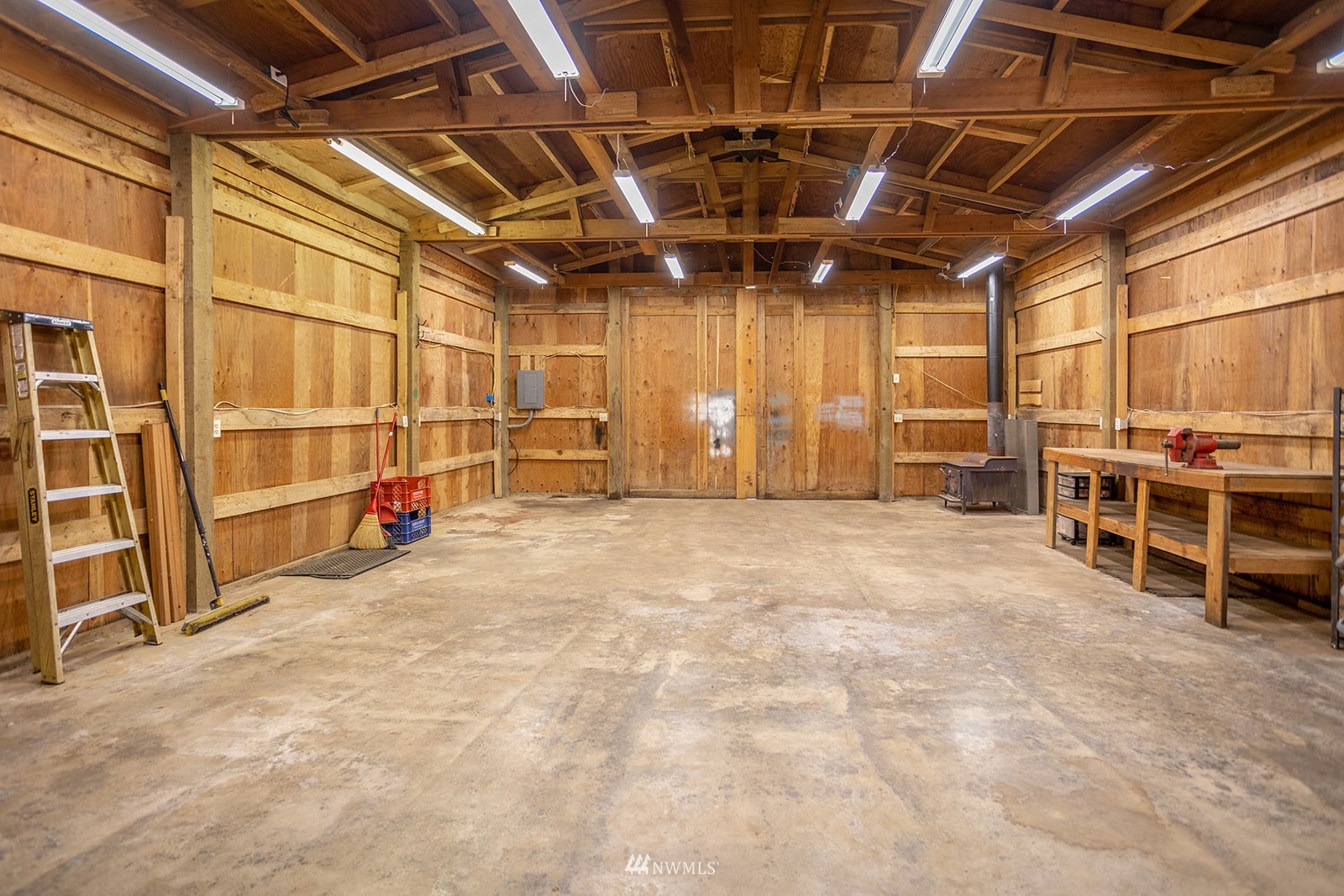1407 Huntley Road Bellingham, WA 98226 - Photo 34 of 39 a view of a room with wooden walls
