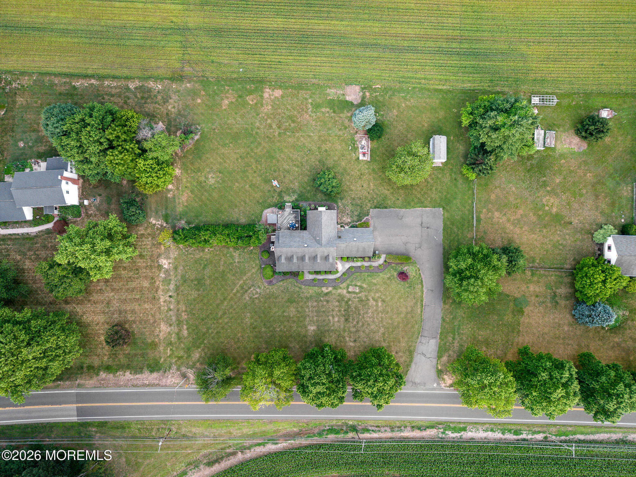655 Rte 524 Allentown, NJ 08501 - Photo 32 of 37 AERIAL OVERVIEW
