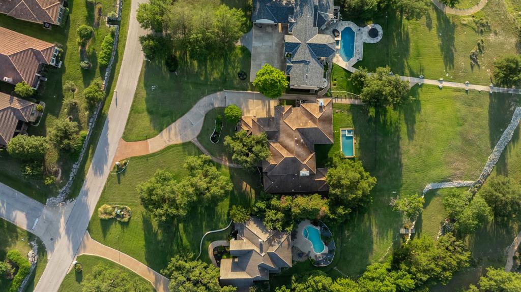 401 Brooks Hollow Road Lakeway, TX 78734 - Photo 40 of 40 an aerial view of residential house with outdoor space and swimming pool