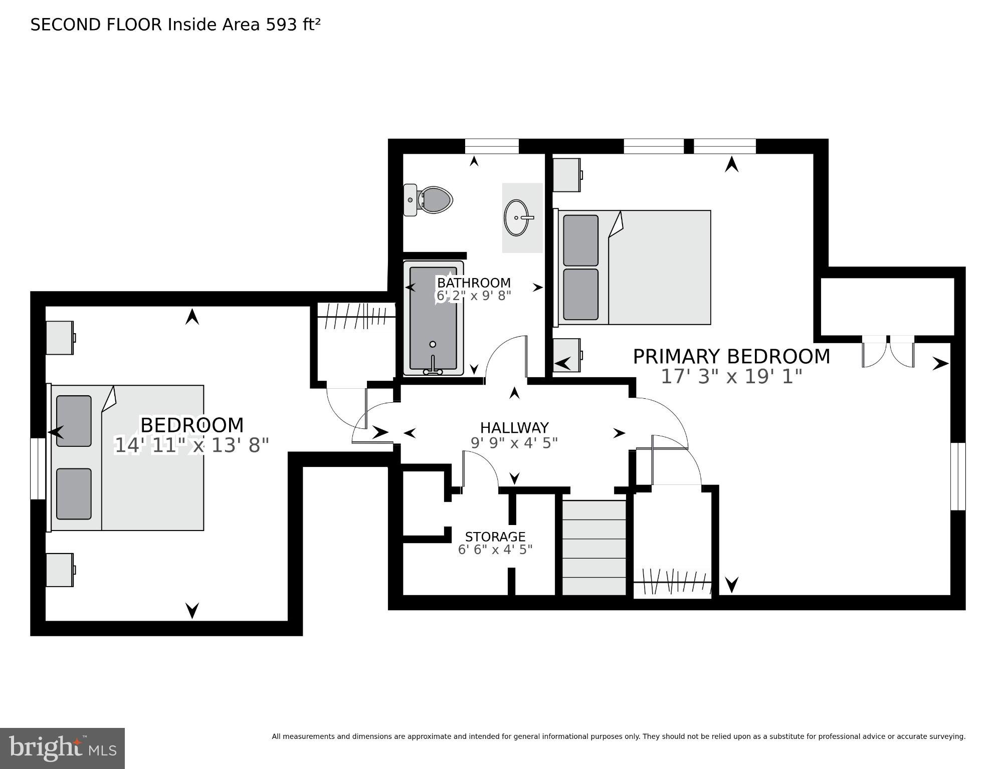 2601 Military Road Arlington, VA 22207 - Photo 119 of 119 Floor Plan - Upper Level of the Home!