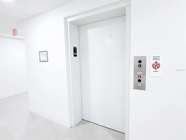 a view of an empty room