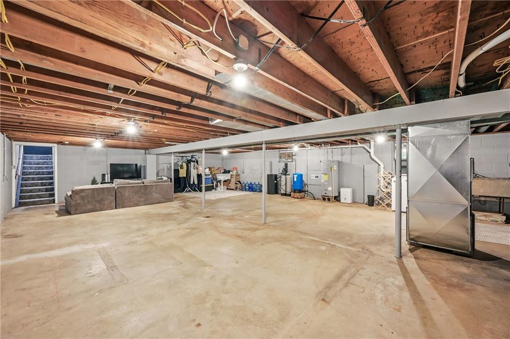 965 Rutledge Road Transfer, PA 16154 - Photo 38 of 50 expansive basement with ample room for opportunity for additional living space