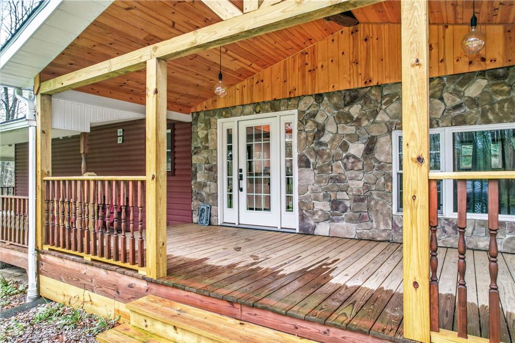 965 Rutledge Road Transfer, PA 16154 - Photo 6 of 50 Front porch with wood beam features