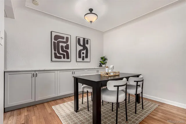 a view of a workspace with furniture