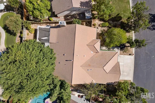 an outdoor space with plants