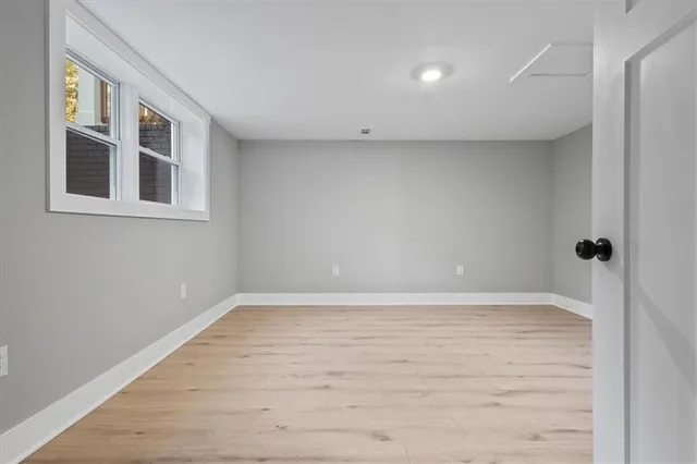 a view of empty room