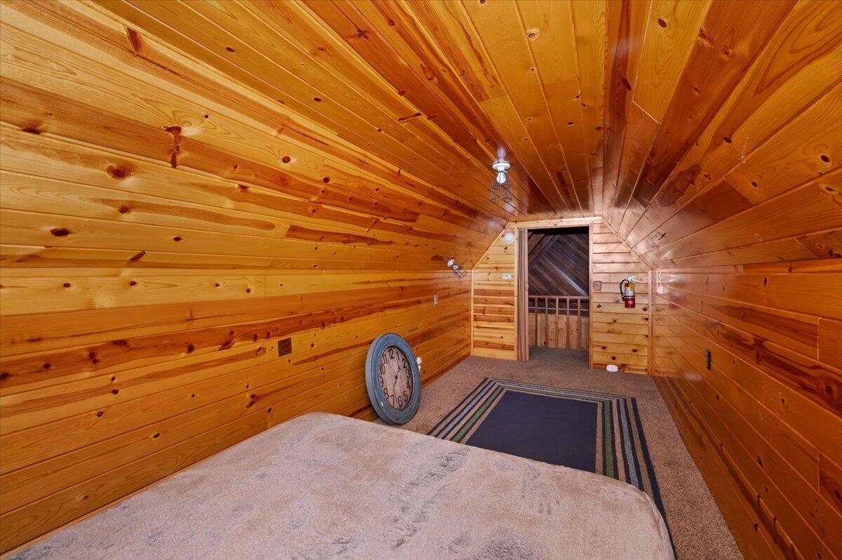 39187 Arapahoe Road Fawnskin, CA 92333 - Photo 22 of 33 a view of outdoor space with wooden deck