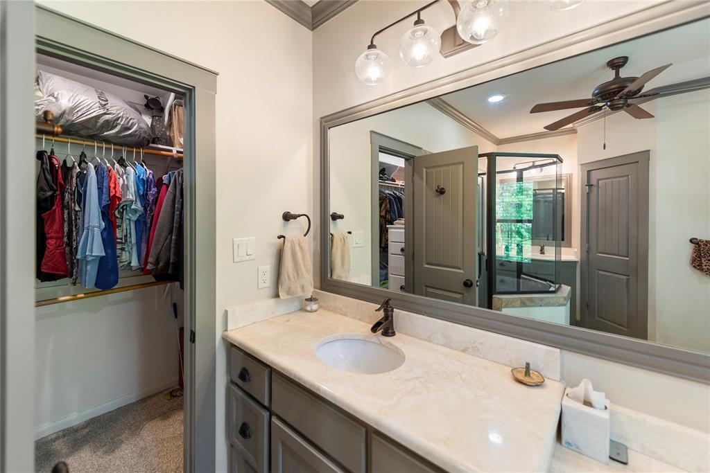150 Cypress Marina Road Scroggins, TX 75480 - Photo 19 of 38 Main Bath, Walk-In Closet