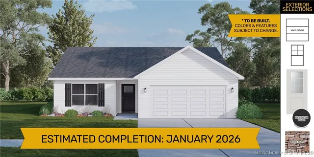 $263,900 | 4214-lot 218 Round Rock Boulevard, Charlestown, IN 47111