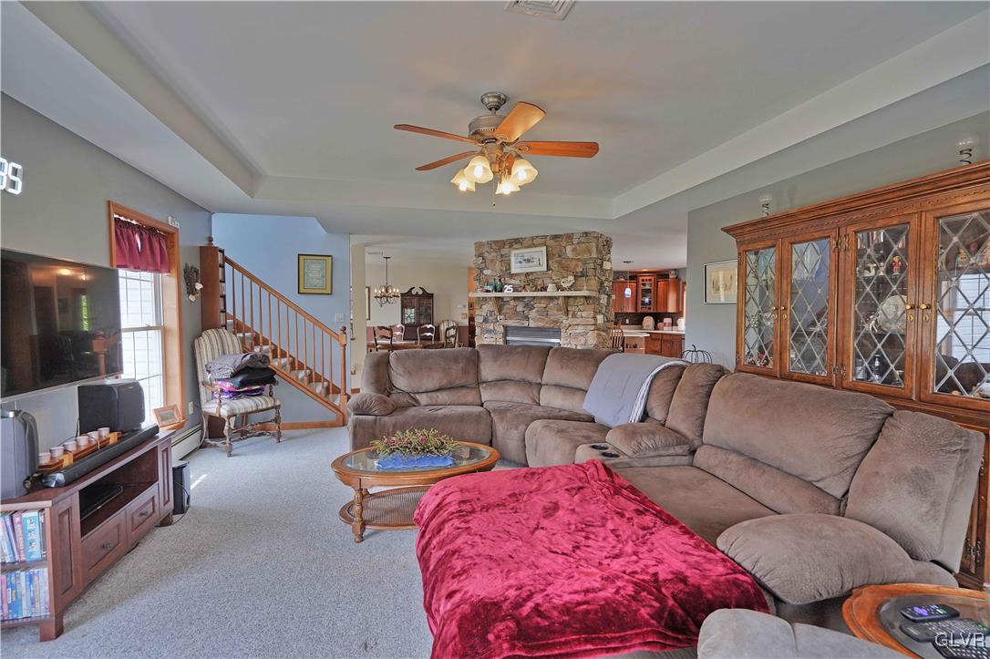 1205 Pine Run Road Lehighton, PA 18235 - Photo 11 of 39 a living room with furniture and a flat screen tv