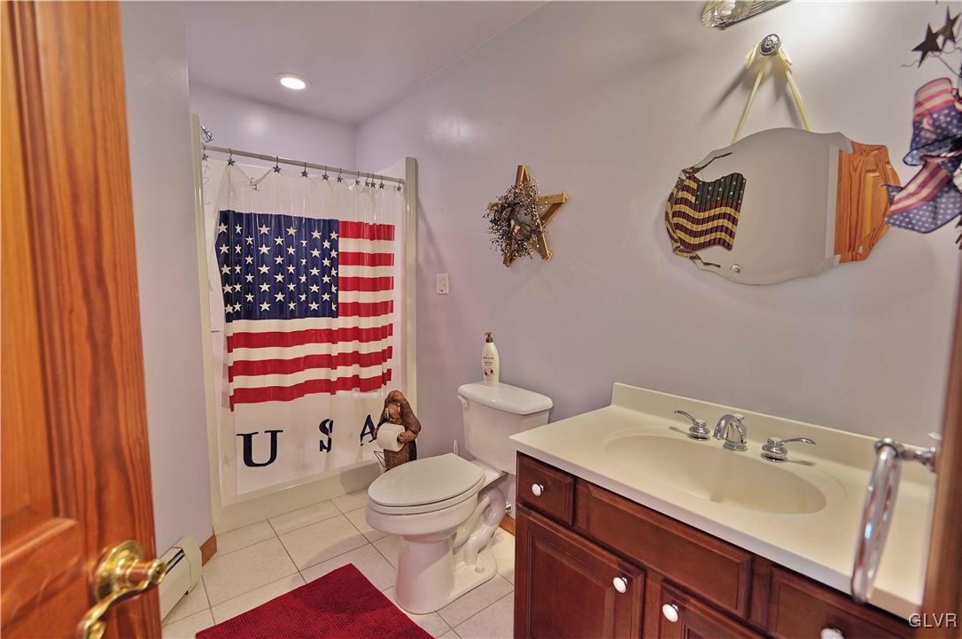 1205 Pine Run Road Lehighton, PA 18235 - Photo 23 of 39 a bathroom with a sink a toilet and a mirror