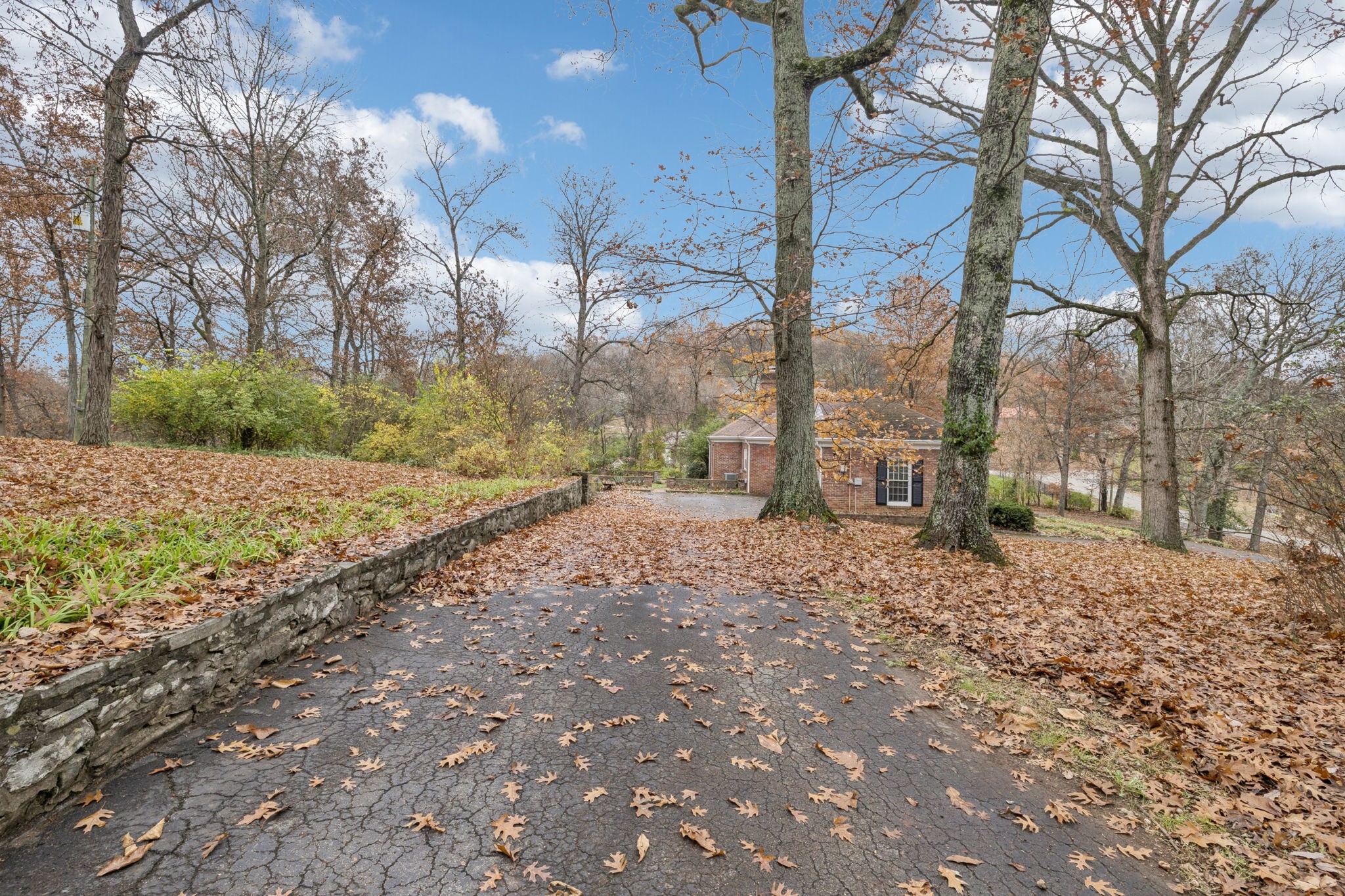 6012 Hickory Valley Road Nashville, TN 37209 - Photo 40 of 60 a view of a yard covered in snow