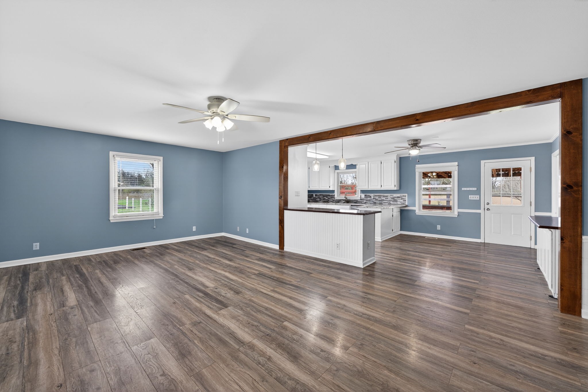 4377 Windrow Road Rockvale, TN 37153 - Photo 3 of 22 a view of kitchen with cabinets and wooden floor