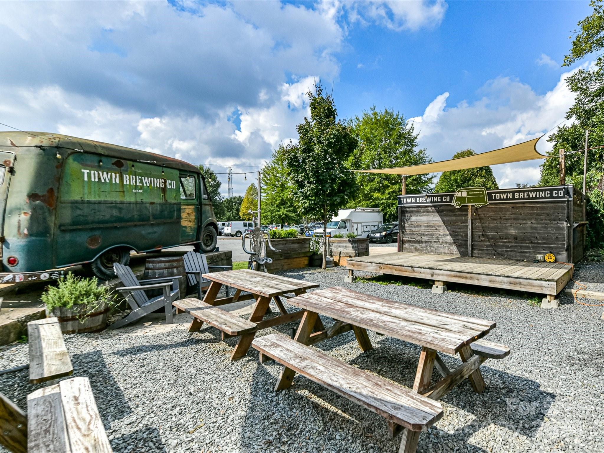 331 Hurston Circle Charlotte, NC 28208 - Photo 20 of 28 a view of backyard with seating area and green space