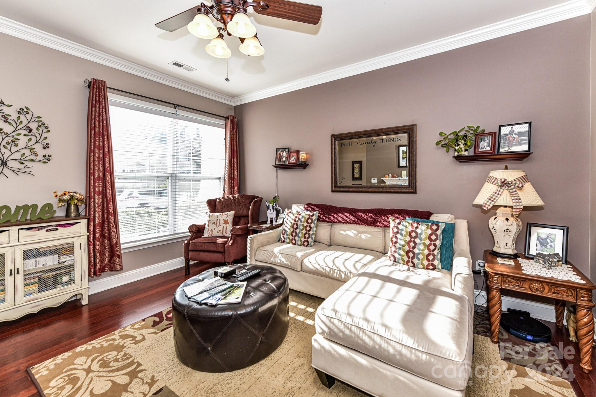 331 Hurston Circle Charlotte, NC 28208 - Photo 2 of 28 a living room with furniture and a large window