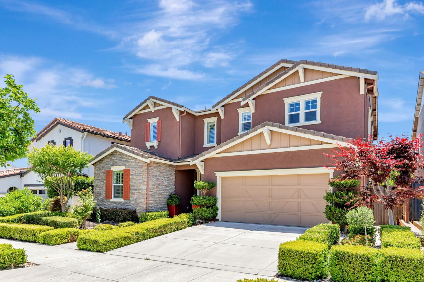 1188 Viognier Way Gilroy, CA 95020 - Photo 4 of 71 a front view of a house with a yard