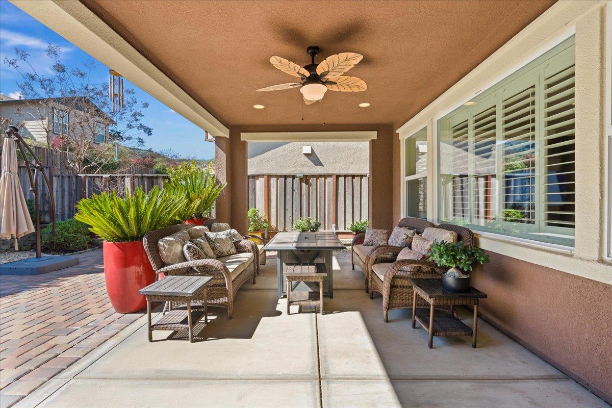 1188 Viognier Way Gilroy, CA 95020 - Photo 60 of 71 a building outdoor space with patio furniture and potted plants