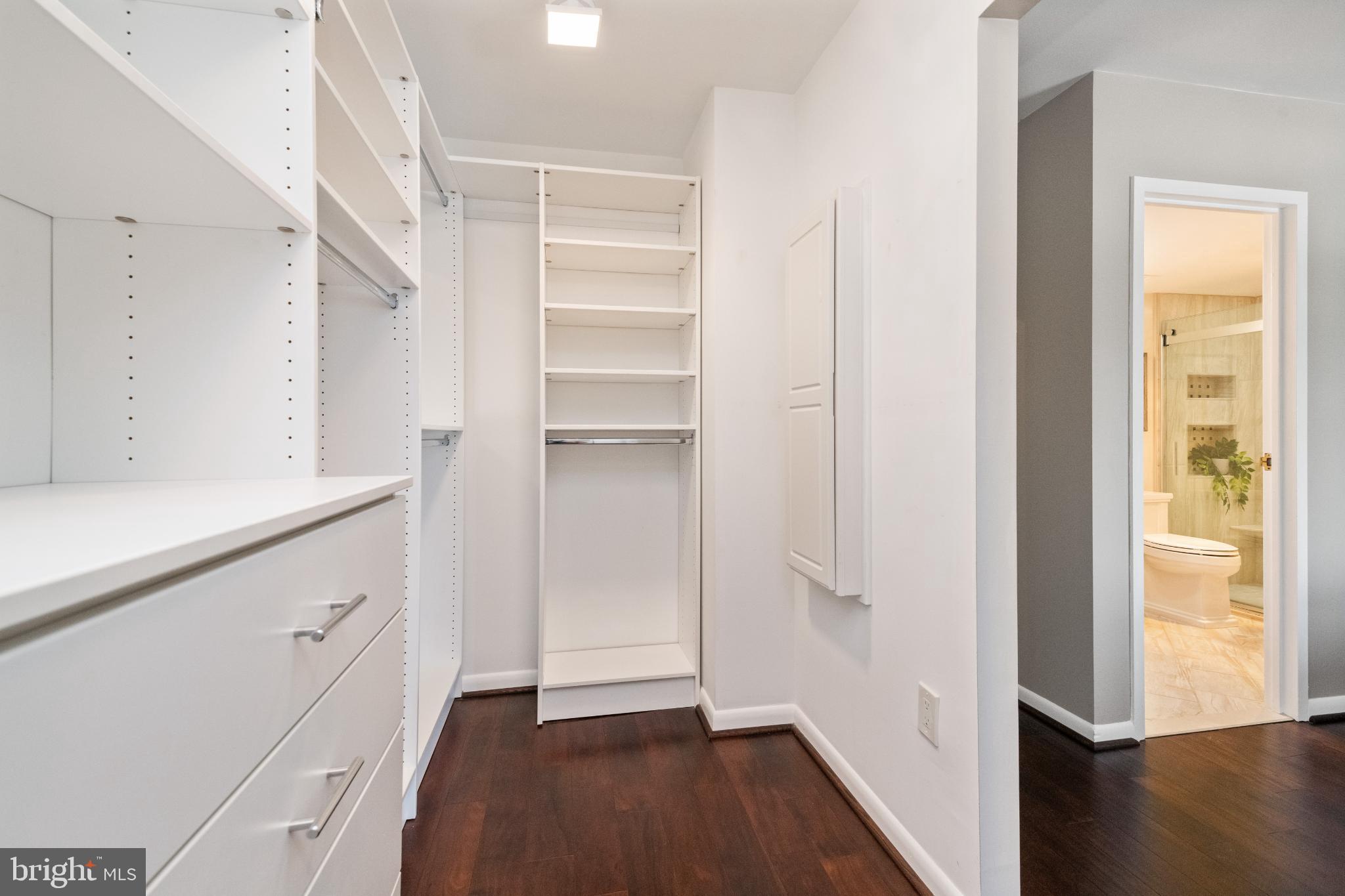 205 East Joppa Road, Unit 2009 Towson, MD 21286 - Photo 18 of 28 Spacious closet with modern shelving design.