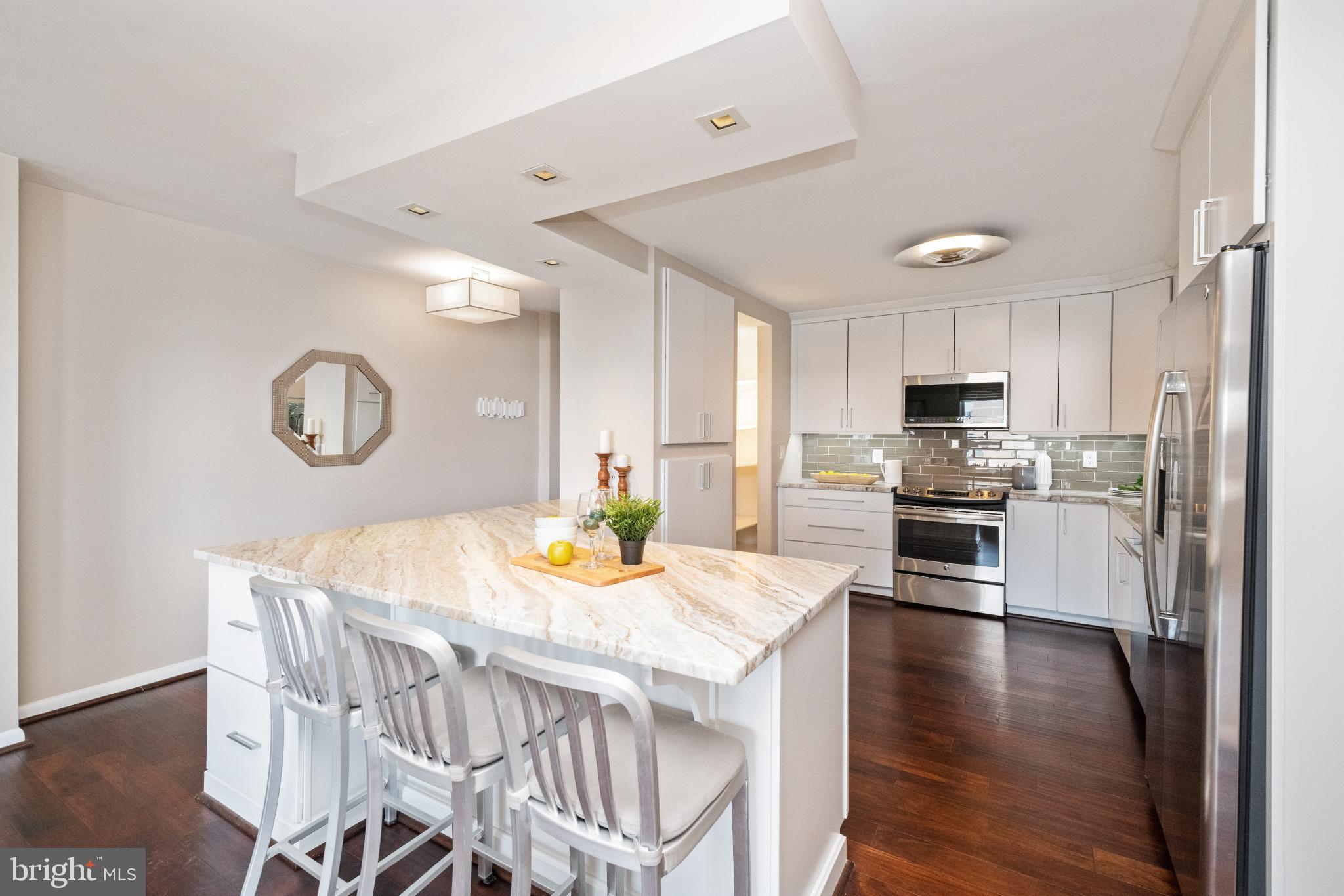 205 East Joppa Road, Unit 2009 Towson, MD 21286 - Photo 3 of 28 Modern kitchen with elegant finishes.