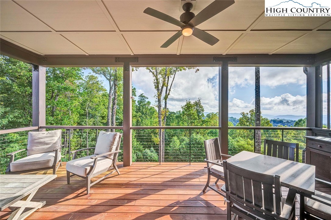 188 Ramblestone Terrace, Unit 101 Boone, NC 28607 - Photo 17 of 48 a view of a patio on the deck