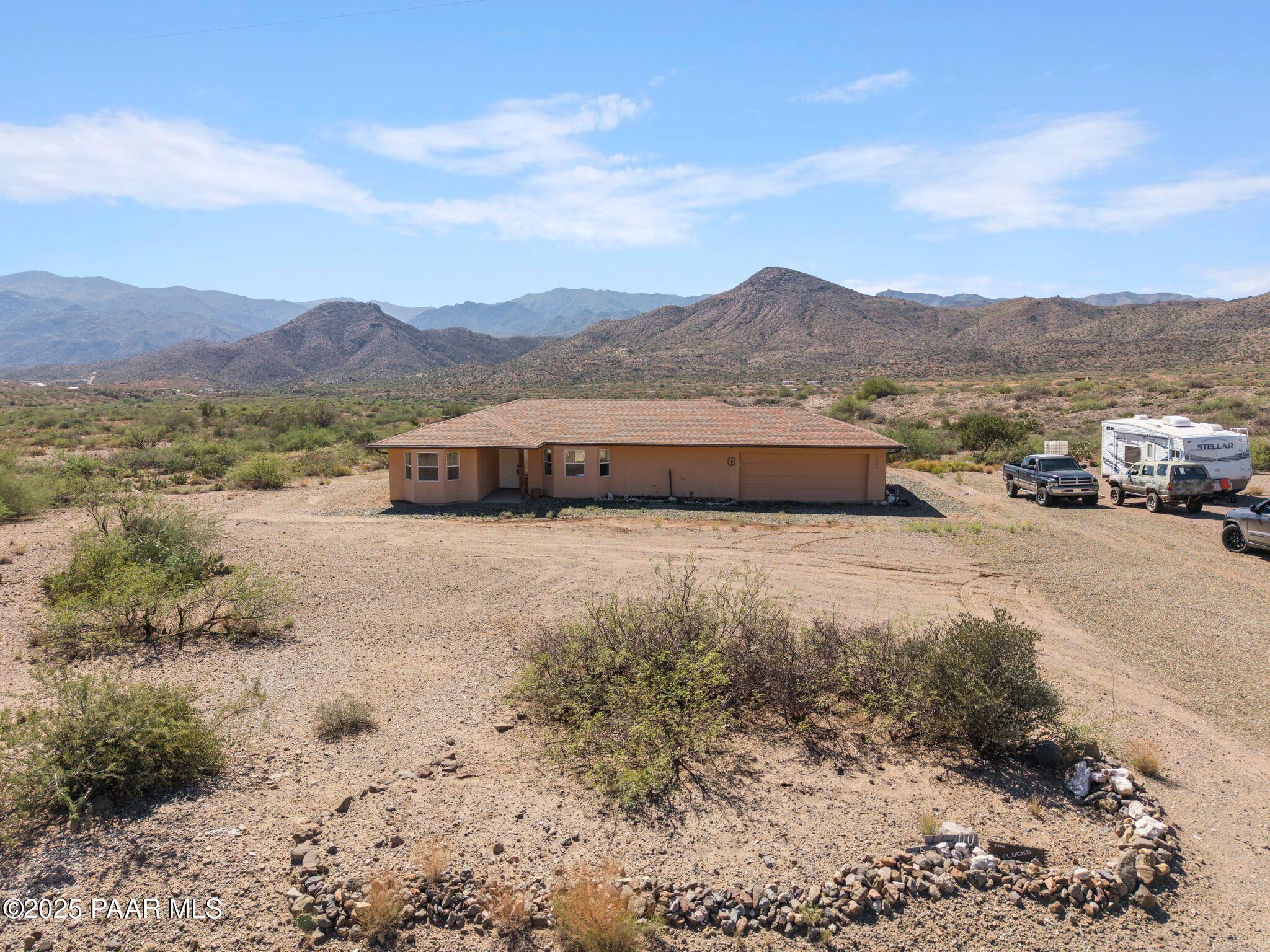17200 South Dripping Springs Road Mayer, AZ 86333 - Photo 40 of 51 a view of a car park in front of a house