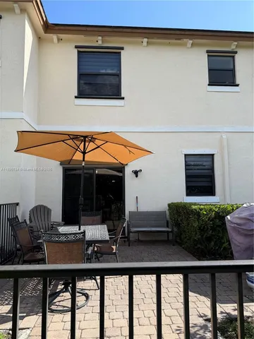 a view of balcony and patio