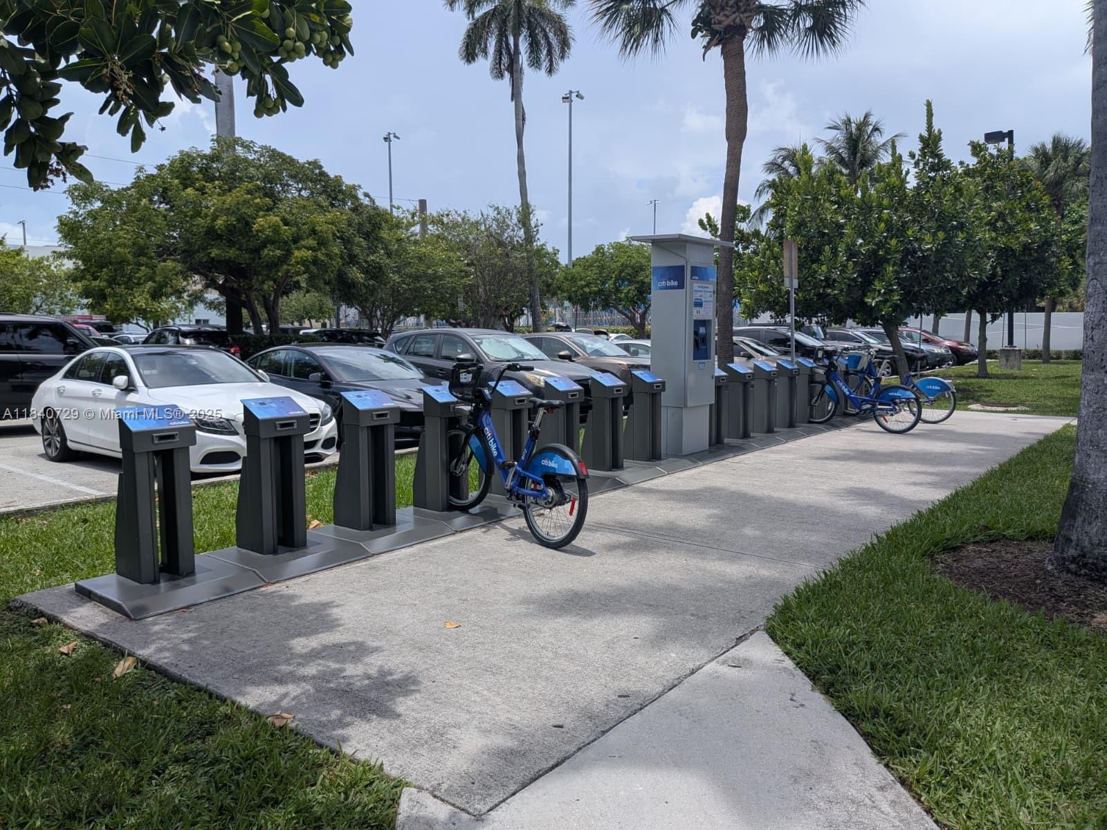 1008 Jefferson Avenue, Unit 202 Miami Beach, FL 33139 - Photo 16 of 16 a view of outdoor space with seating area and trees