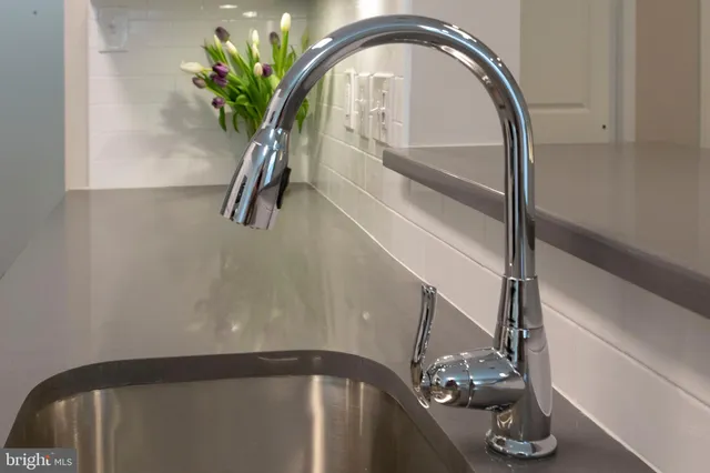 a view of staircase with a potted plant