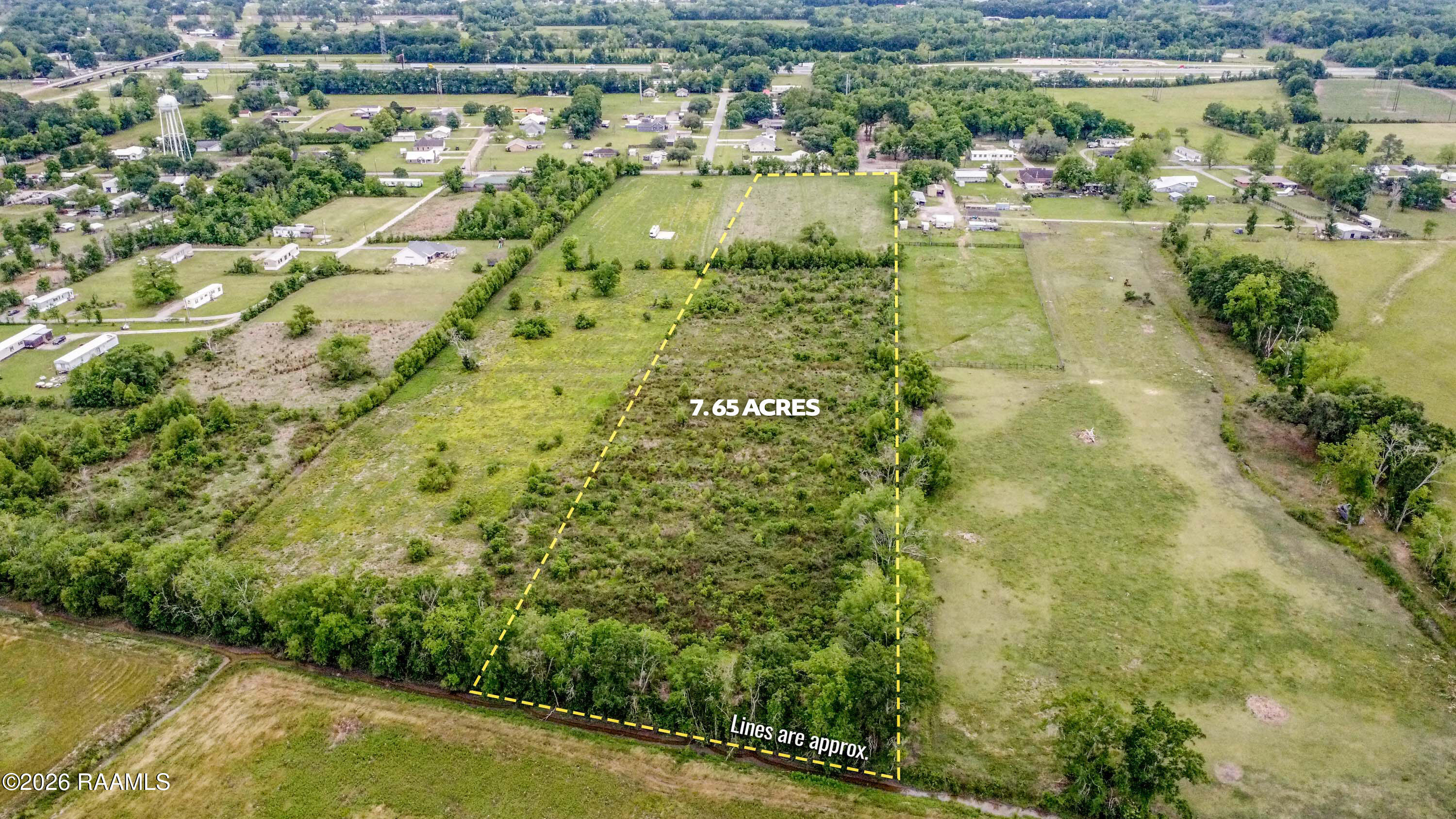 Lot 6 D'Augereaux Road Breaux Bridge, LA 70517 - Photo 2 of 4 8-print-Lot 6A D'Augereau-3 aerials