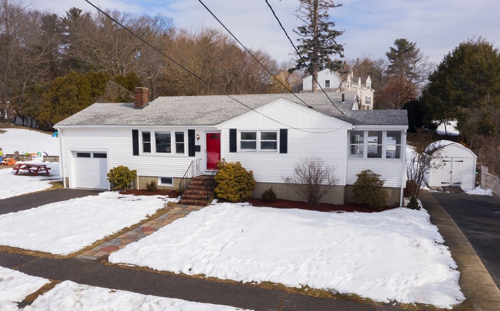 3 Athens Drive Saugus, MA 01906 - Photo 34 of 36 a front view of a house with a yard