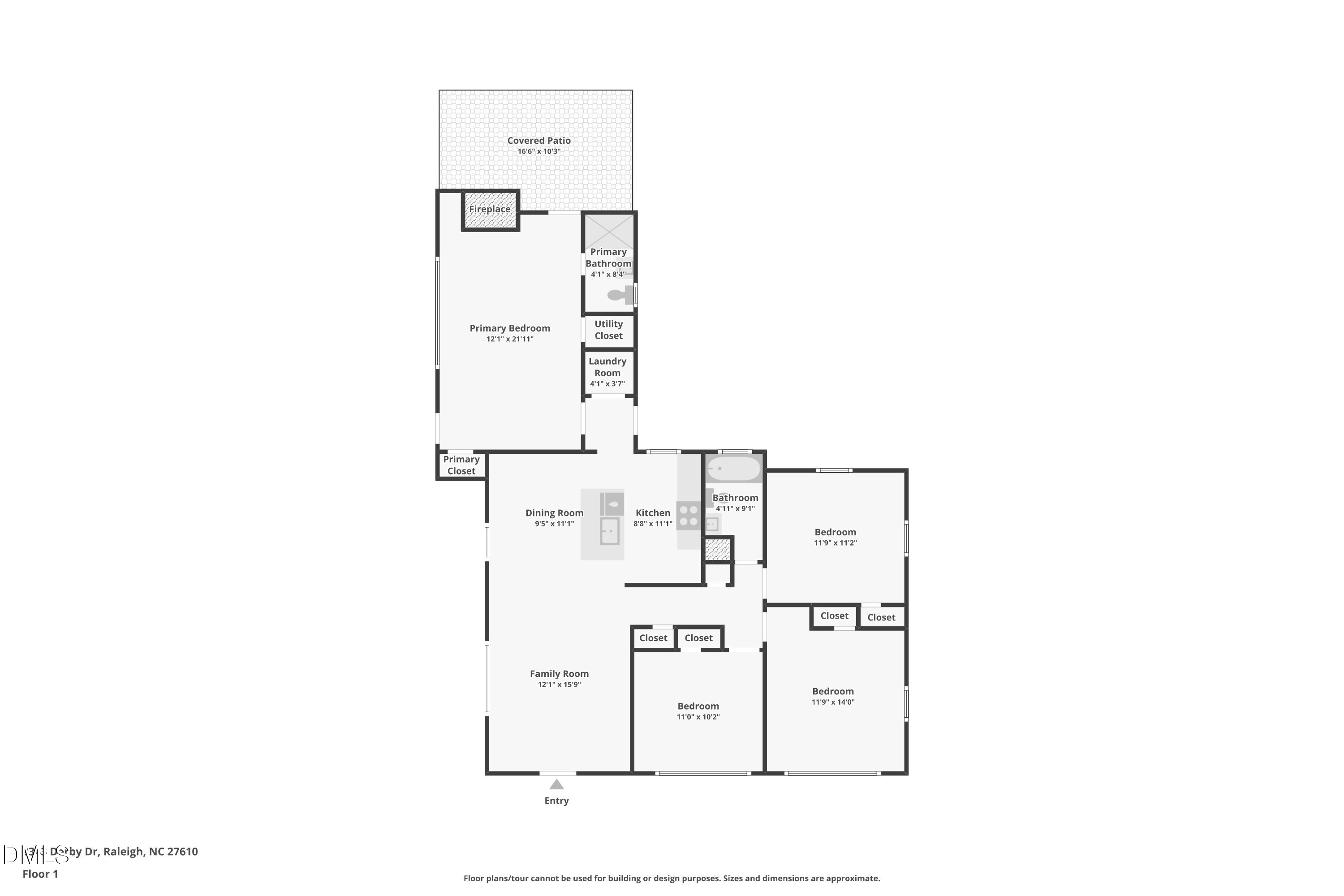 2343 Derby Drive Raleigh, NC 27610 - Photo 38 of 38 a picture of a floor plan