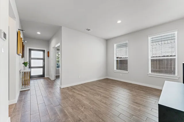 a view of livingroom with hardwood