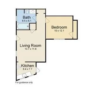 $875 | 7215 South Claiborne Avenue, Unit D, New Orleans, LA 70125