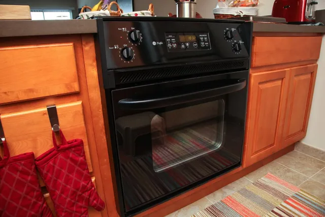 a close view of door