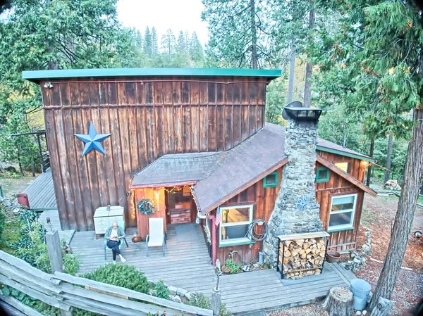 a view of outdoor space and deck