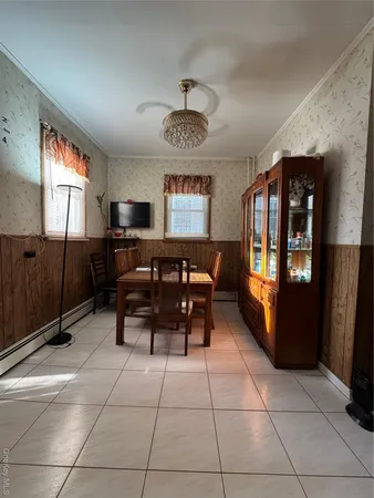 a view of a balcony with furniture