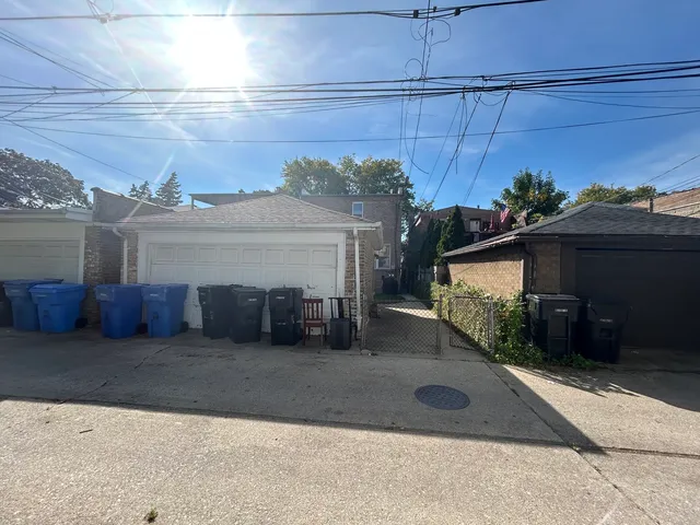 a view of a car garage