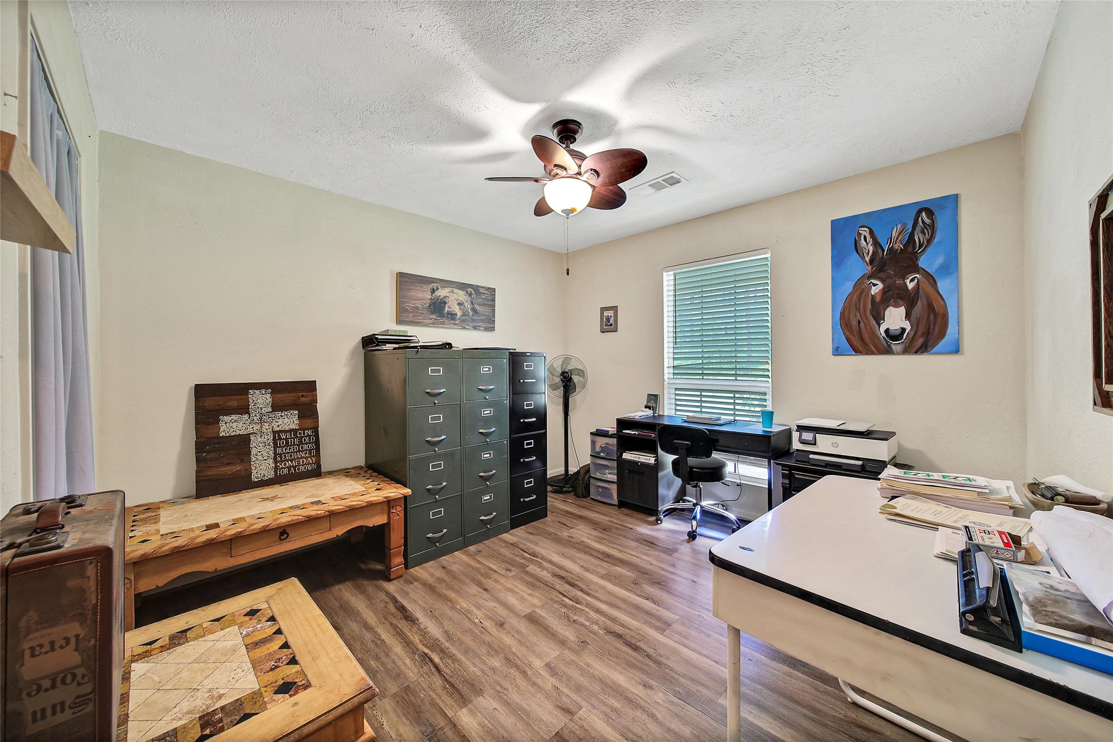 757 Big Woods Road New Waverly, TX 77358 - Photo 34 of 50 This office is located at the front of the home and has great space!