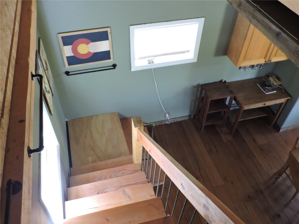 16 Buckshot Trail Como, CO 80432 - Photo 21 of 46 a view of kitchen and wooden floor