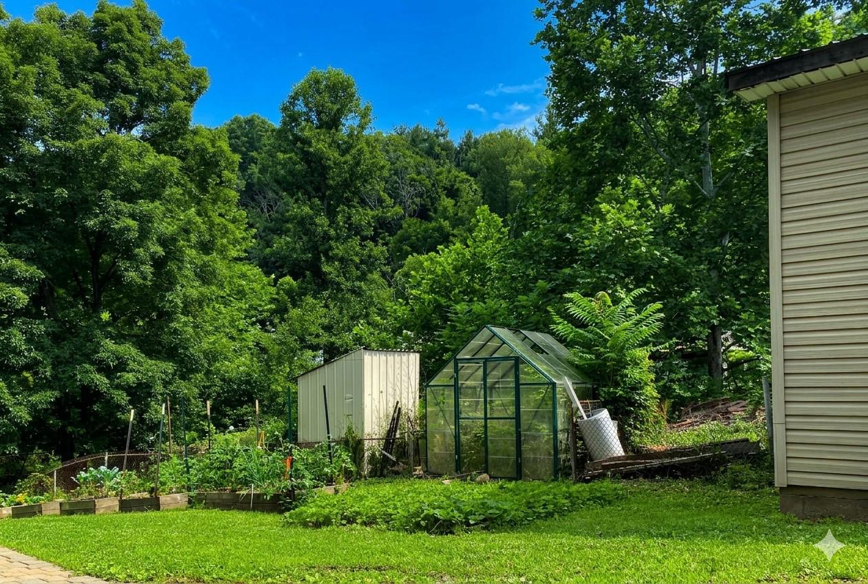 20905 Water Station Run Road Lonaconing, MD 21539 - Photo 2 of 64 Lush Raised Garden Beds and Beautiful Surrounding