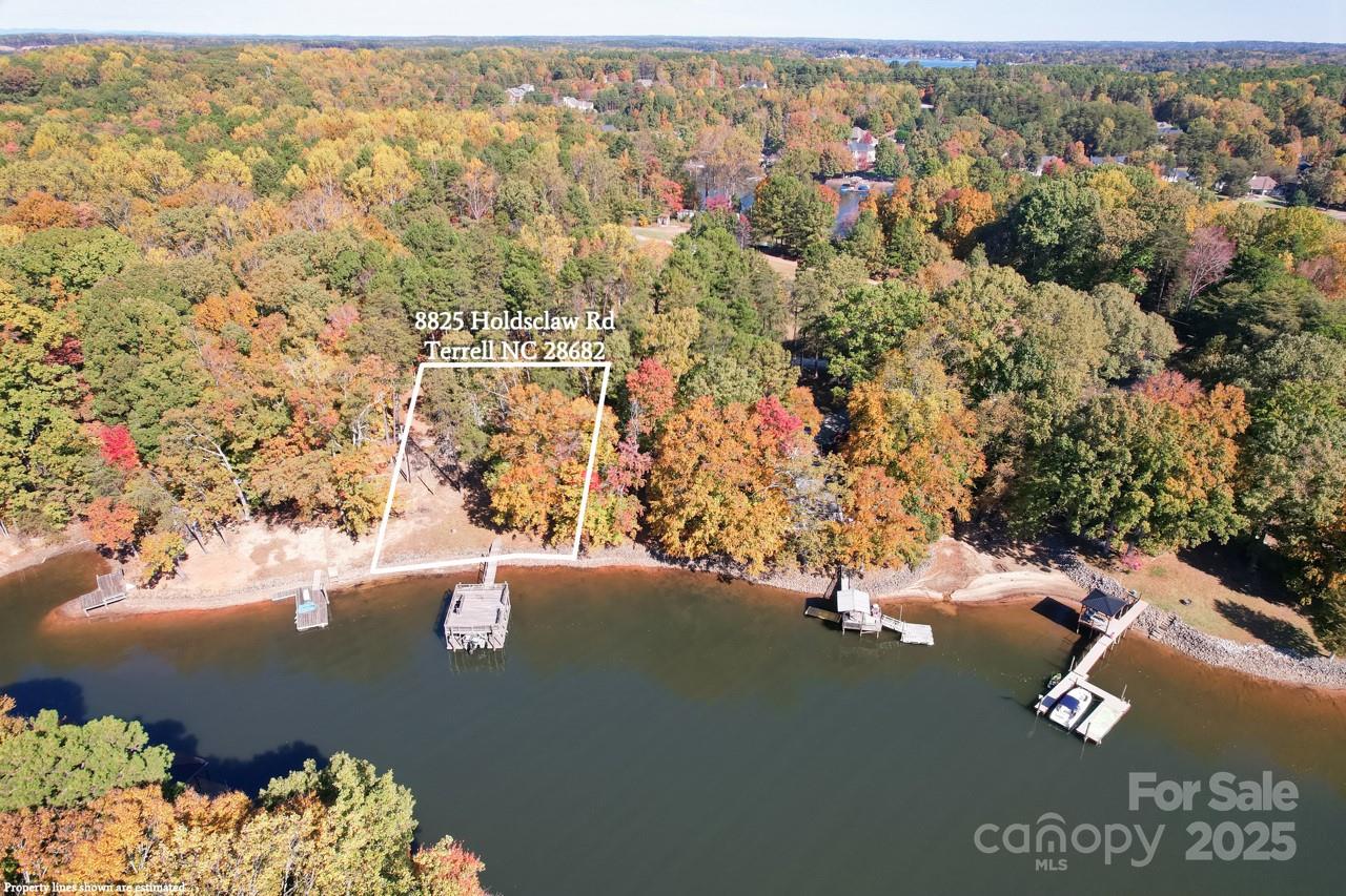 8825 Holdsclaw Road Terrell, NC 28682 - Photo 29 of 33 an aerial view of a house with a yard