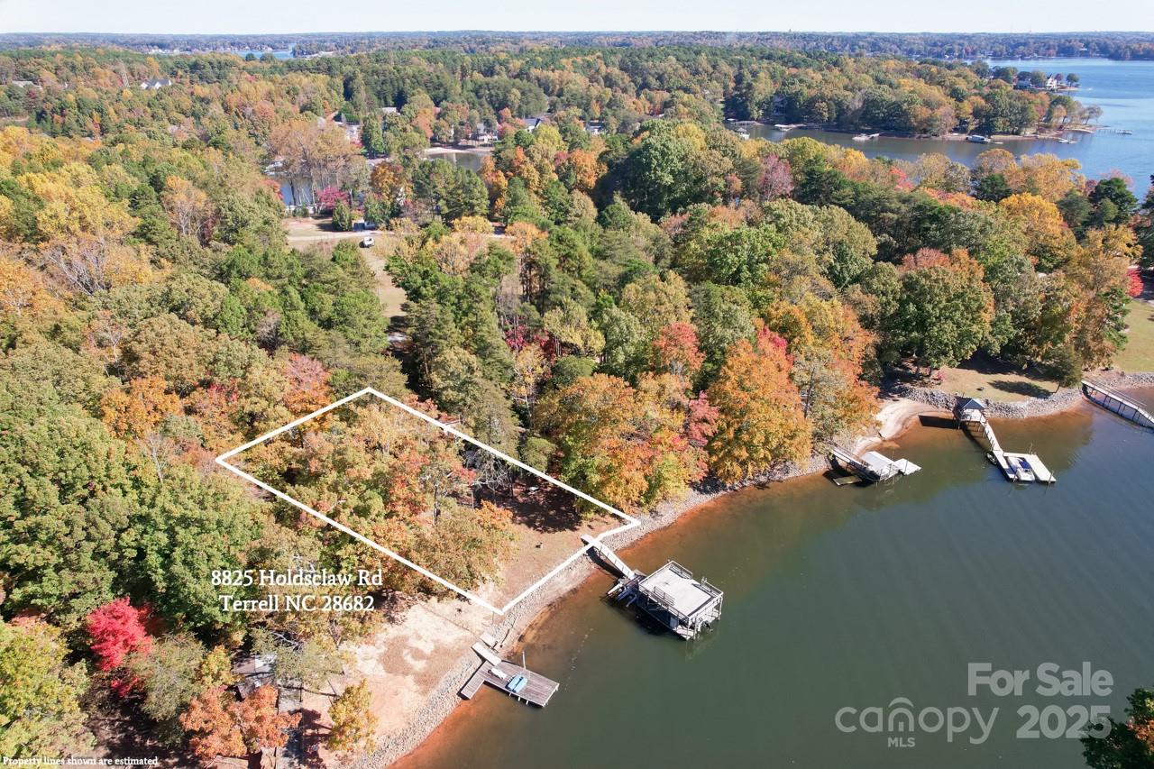 8825 Holdsclaw Road Terrell, NC 28682 - Photo 30 of 33 an aerial view of residential house with yard