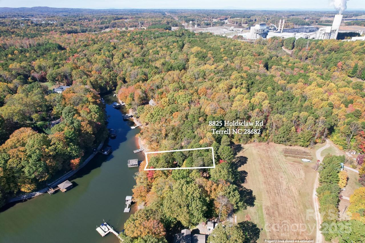 8825 Holdsclaw Road Terrell, NC 28682 - Photo 7 of 33 an aerial view of residential house with outdoor space