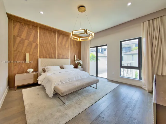 a view of a pathway both side of the house