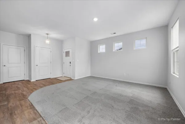 a view of empty room