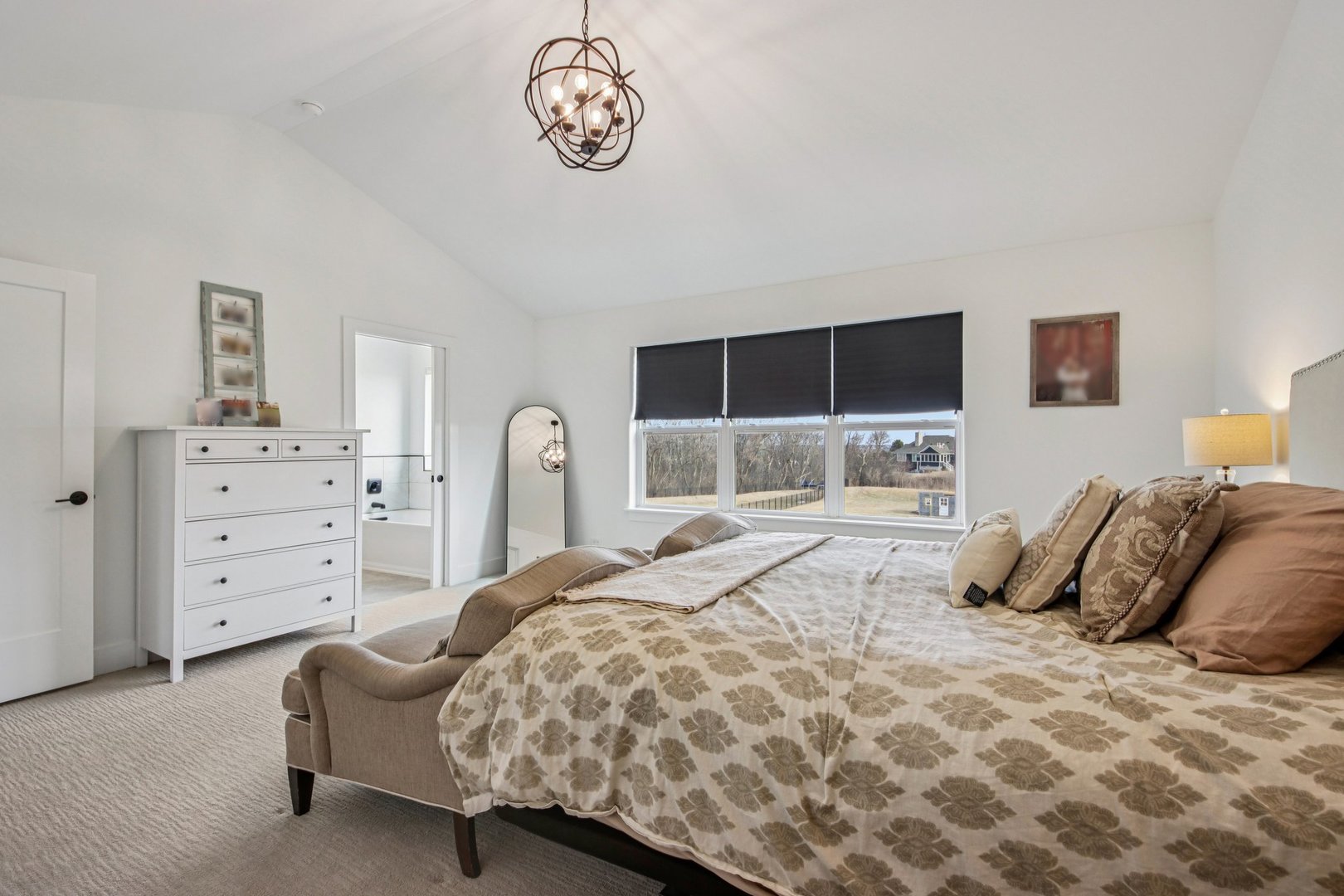 3276 Cornflower Way Spring Grove, IL 60081 - Photo 20 of 48 a bedroom with a bed and a television